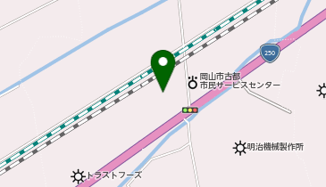 コカ・コーラボトラーズジャパン(株)岡山東セールセンターの地図画像