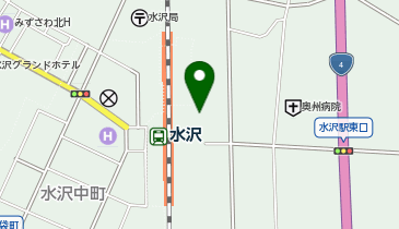 日本通運(株)水沢物流事業所の地図画像