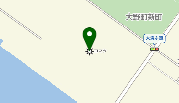 コマツ金沢工場の地図画像