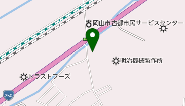 (株)明治機械製作所岡山工場の地図画像