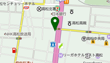四国放送高松支社の地図画像
