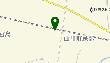 忌部改善センターの地図画像