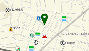 ギャラリーHANA下北沢の地図画像