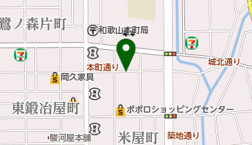 ポポロハスマーケットの地図画像