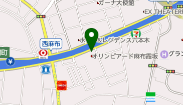 赤のれんの地図画像