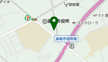 泉南市役所別館 泉南市 590 0521 の地図 アクセス 地点情報 Navitime