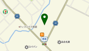 株)とんでん恵庭工場」(恵庭市--〒061-1405)の地図/アクセス/地点情報