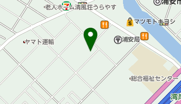 西松建設(株)浦安社宅C棟」(浦安市--〒279-0042)の地図/アクセス/地点