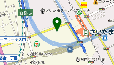株式会社 NTTドコモ 埼玉支店の地図画像