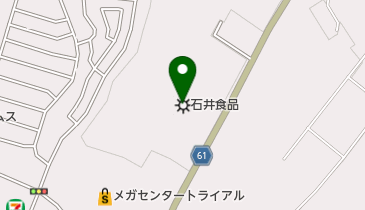 石井食品 株式会社 八千代工場の地図画像