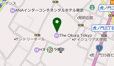 株式会社 ホテルオークラの地図画像