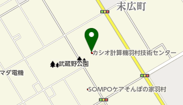 カシオ計算機 株式会社 羽村技術センターの地図画像