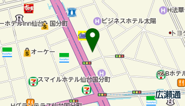 株式会社 東日本放送 営業センターの地図画像