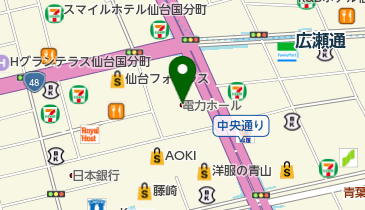 三井物産 株式会社 東北支社の地図画像