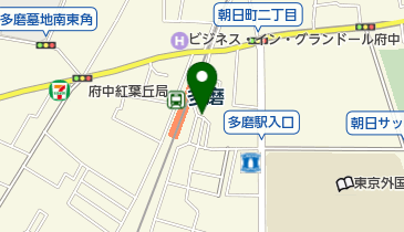 多磨 駅前ロータリー タクシー乗り場の地図画像