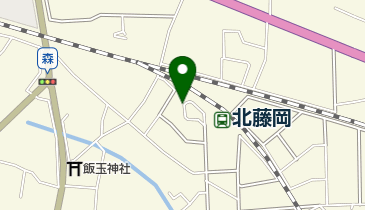 北藤岡 駅前ロータリー タクシー乗り場の地図画像
