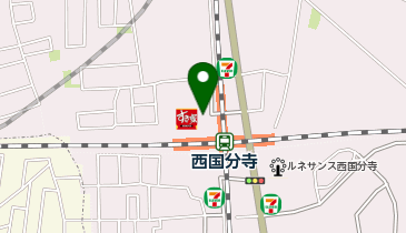 西国分寺 北口 タクシー乗り場の地図画像