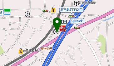 江田(神奈川県) 東口 タクシー乗り場の地図画像