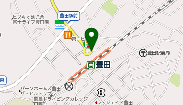 豊田 北口 タクシー乗り場の地図画像