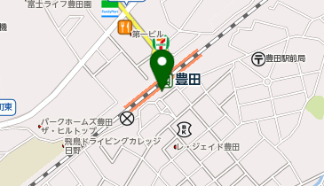 豊田 南口 タクシー乗り場の地図画像