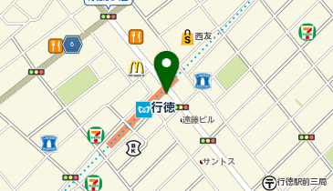 行徳 南口 タクシー乗り場の地図画像