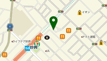 妙典 東口(交番付近) タクシー乗り場の地図画像