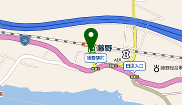 藤野 改札前 タクシー乗り場の地図画像