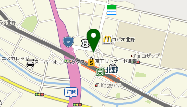 北野(東京都) 北口 タクシー乗り場の地図画像