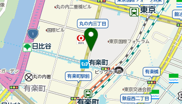 有楽町 D5(国際フォーラム前) タクシー乗り場の地図画像