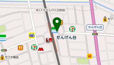 せんげん台 東口 タクシー乗り場の地図画像