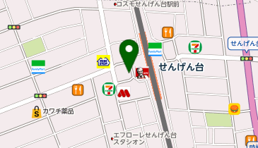 せんげん台 西口 タクシー乗り場の地図画像