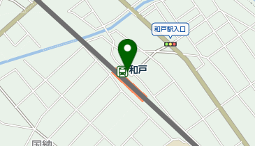 和戸 改札口 タクシー乗り場の地図画像