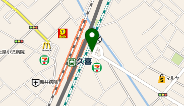 久喜 東口 タクシー乗り場の地図画像