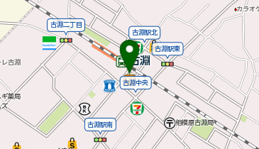 古淵 ヤママサ第1ビル前 タクシー乗り場の地図画像