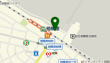 相模原 北口 タクシー乗り場の地図画像