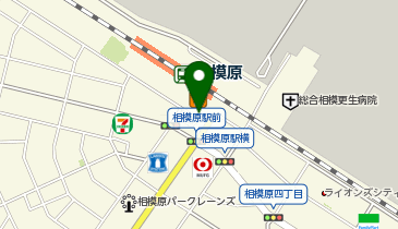 相模原 南口 タクシー乗り場の地図画像