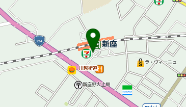 新座 南口 タクシー乗り場の地図画像