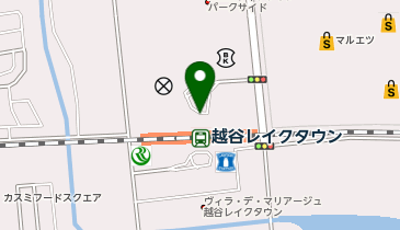 越谷レイクタウン 北口 タクシー乗り場の地図画像