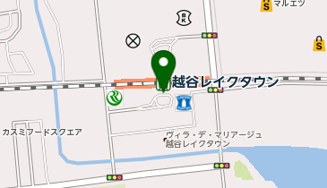 越谷レイクタウン 南口 タクシー乗り場の地図画像