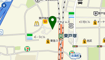 東戸塚 西口 タクシー乗り場の地図画像