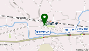 東逗子 改札口 タクシー乗り場の地図画像