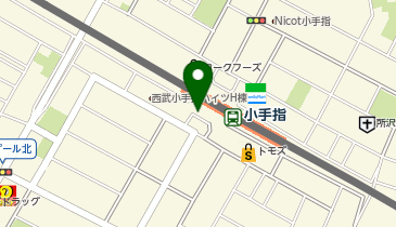 小手指 南口 タクシー乗り場の地図画像