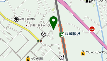 武蔵藤沢 西口 タクシー乗り場の地図画像