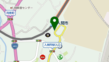 入間市 南口 タクシー乗り場の地図画像