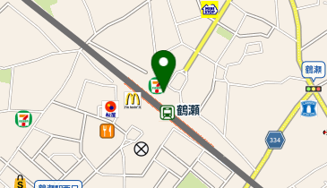 鶴瀬 東口 タクシー乗り場の地図画像