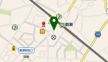 鶴瀬 西口 タクシー乗り場の地図画像