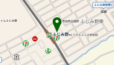 ふじみ野 東口 タクシー乗り場の地図画像