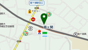 霞ヶ関(埼玉県) 北口 タクシー乗り場の地図画像
