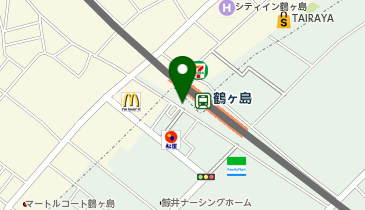 鶴ヶ島 西口 タクシー乗り場の地図画像
