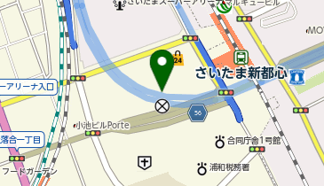 さいたま新都心 西口 タクシー乗り場の地図画像